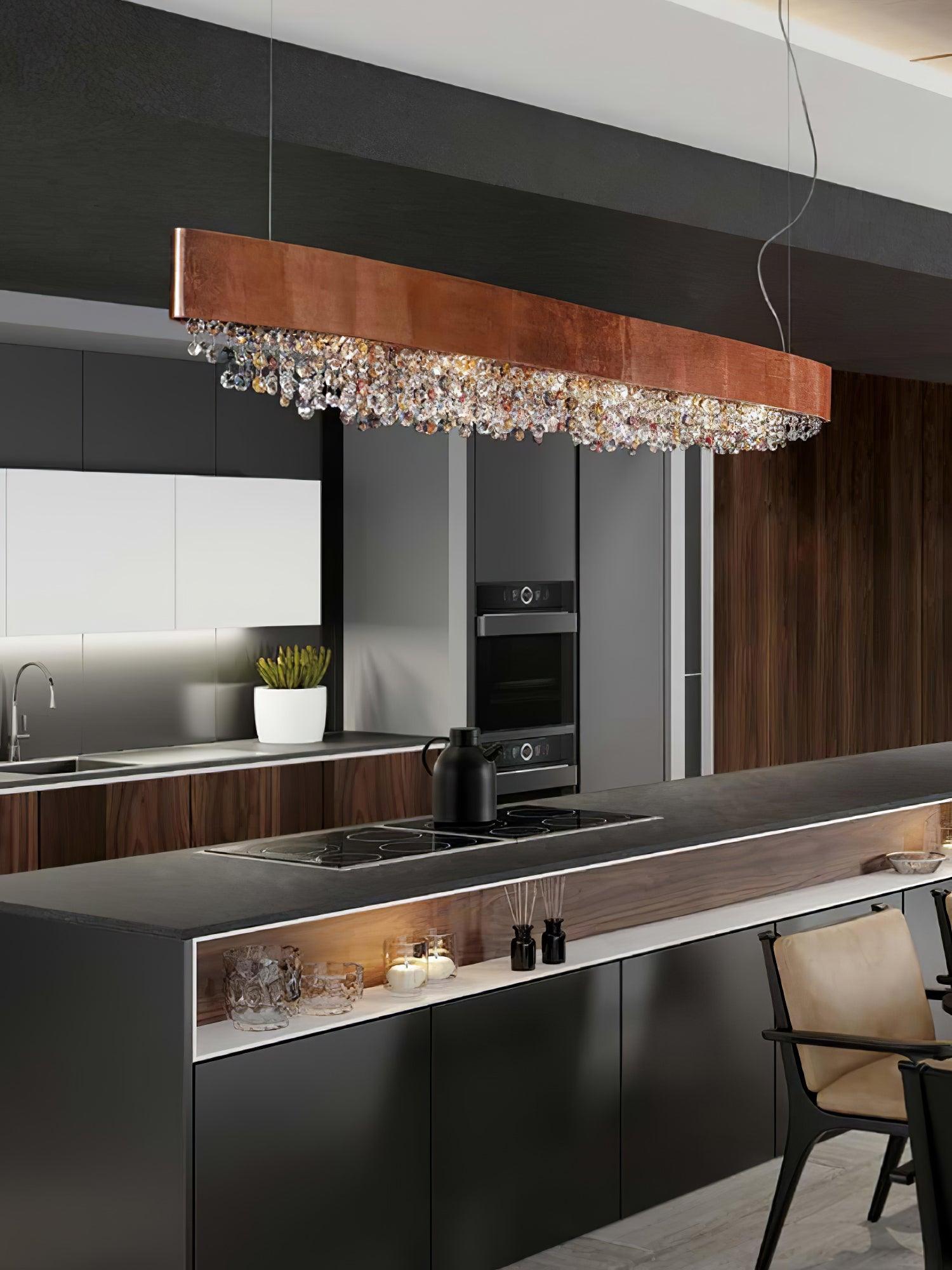 Lymara Modern Luxury Crystal Pendant Light - Lamp Outdoor