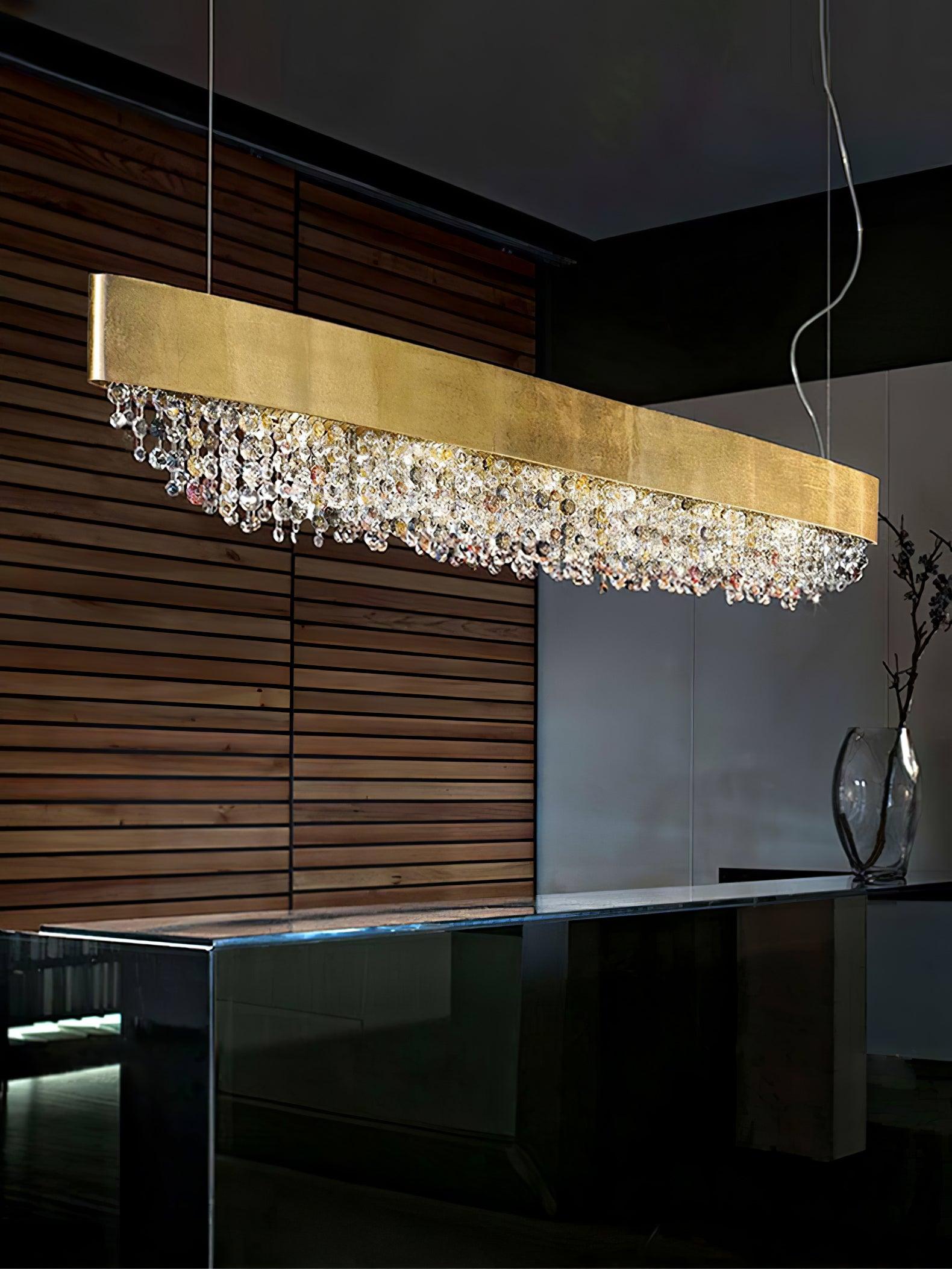 Lymara Modern Luxury Crystal Pendant Light - Lamp Outdoor