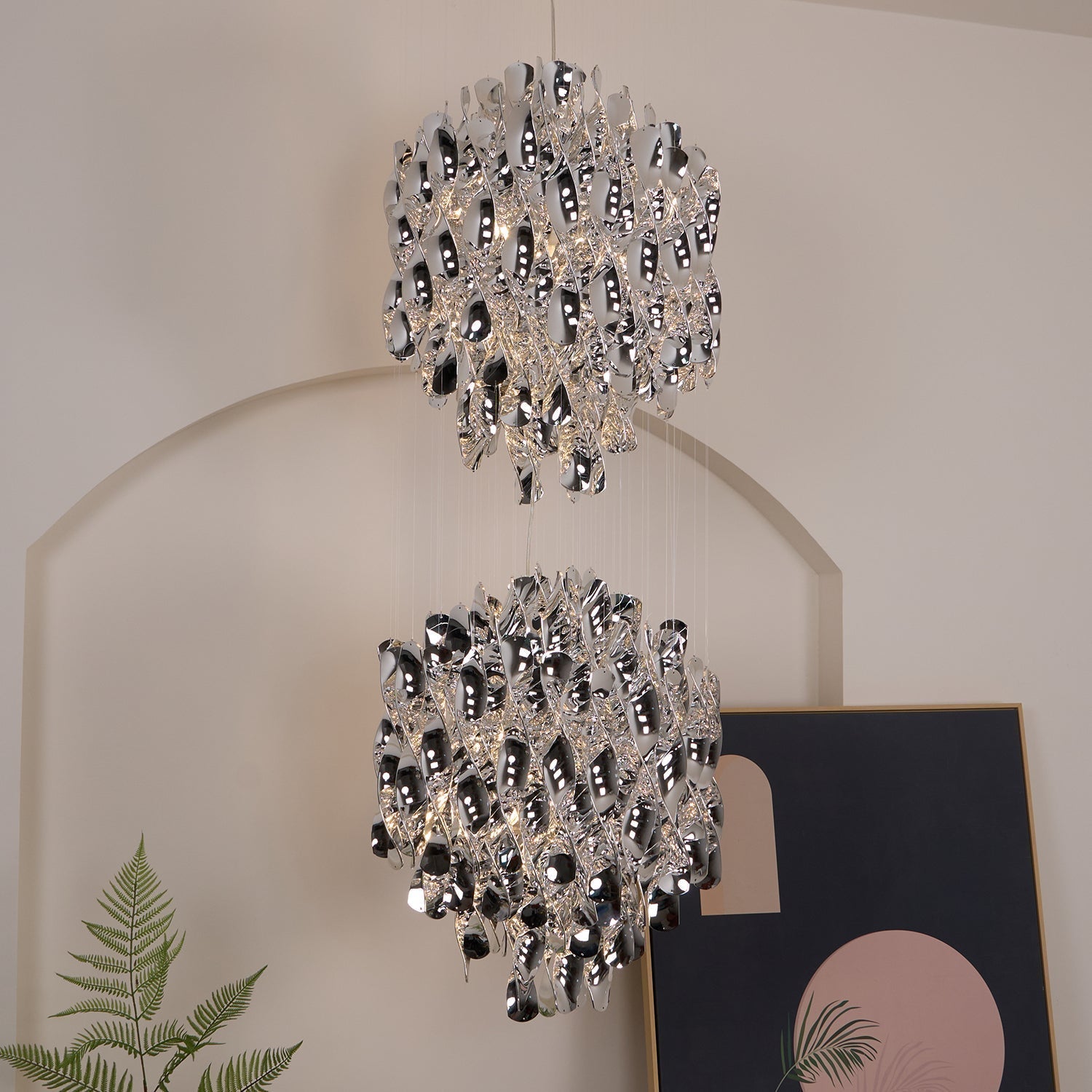 Isoran Luxe Acrylic Chandelier - Lamp Outdoor
