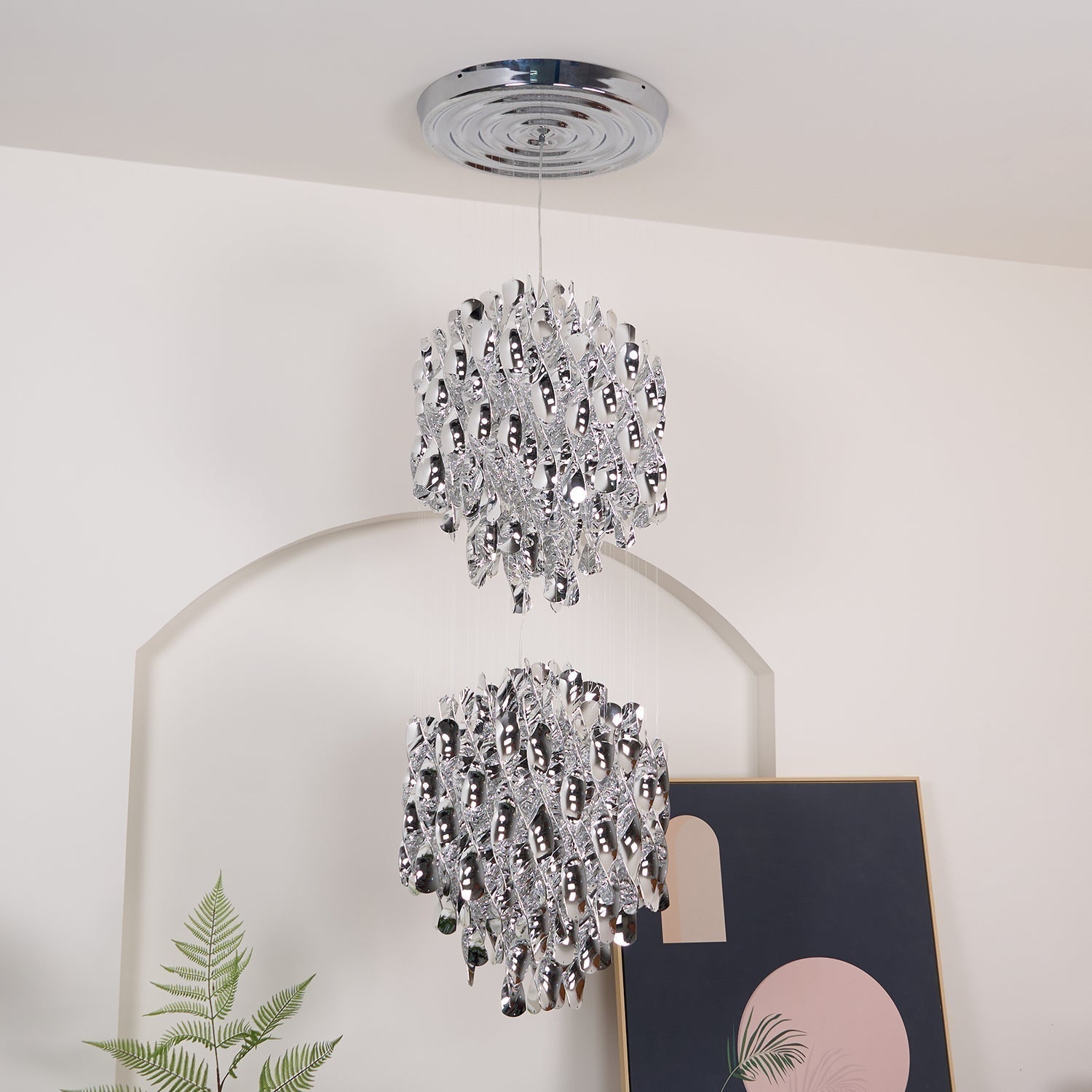 Isoran Luxe Acrylic Chandelier - Lamp Outdoor