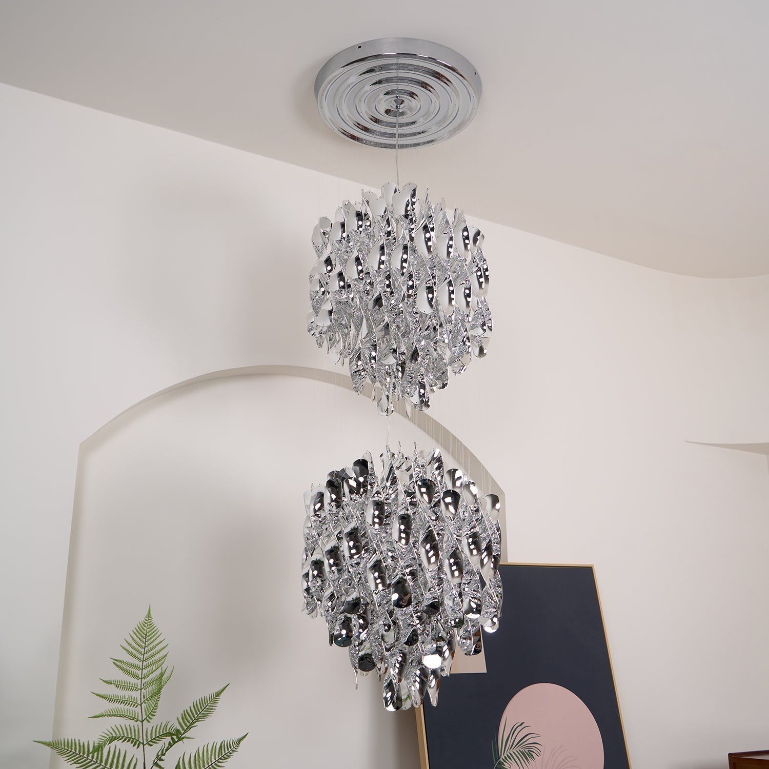 Isoran Luxe Acrylic Chandelier - Lamp Outdoor