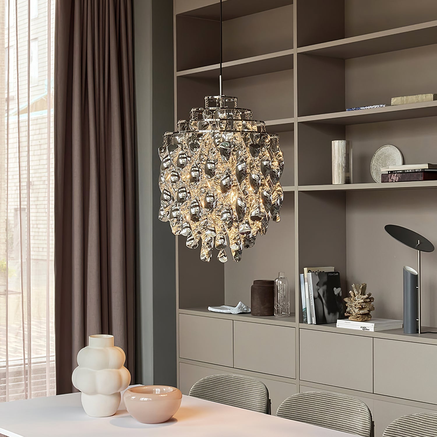 Isoran Luxe Acrylic Chandelier - Lamp Outdoor