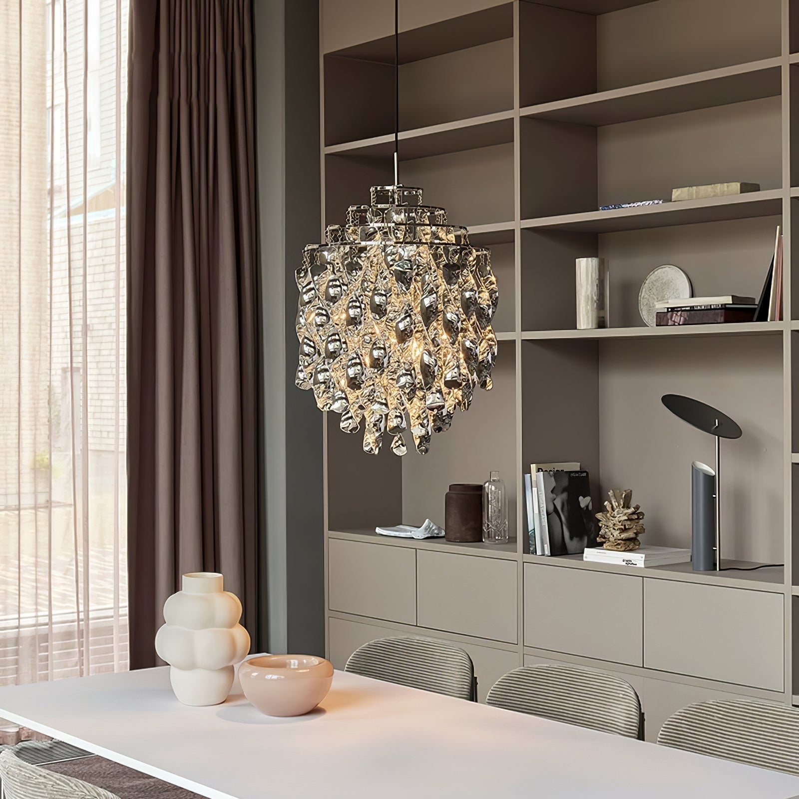 Isoran Luxe Acrylic Chandelier - Lamp Outdoor