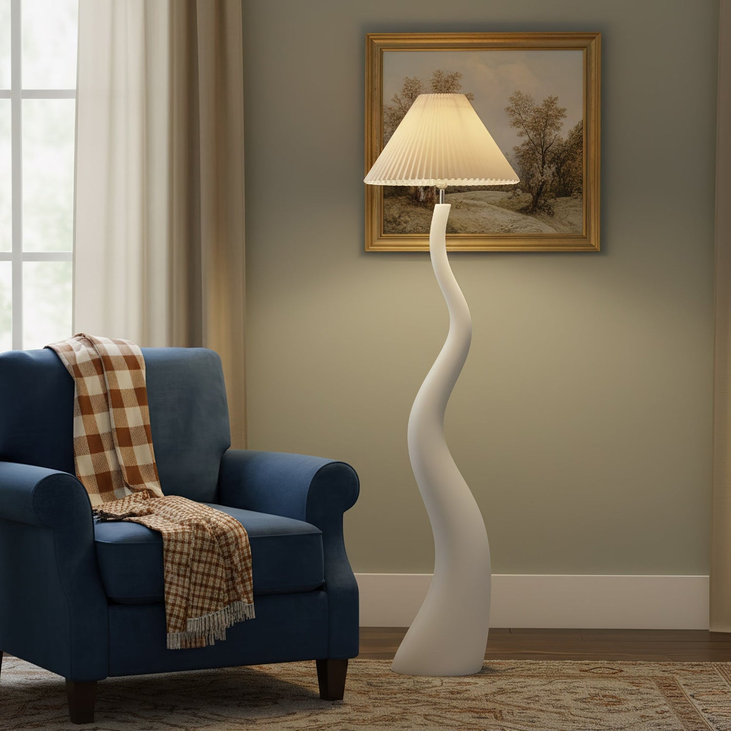 Marlene Modern Resin Floor Lamp
