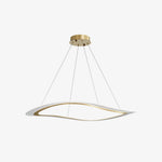 Lustra Chandelier LED Acrylic Gold Modern - Lamp Outdoor