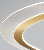 Lustra Chandelier LED Acrylic Gold Modern - Lamp Outdoor