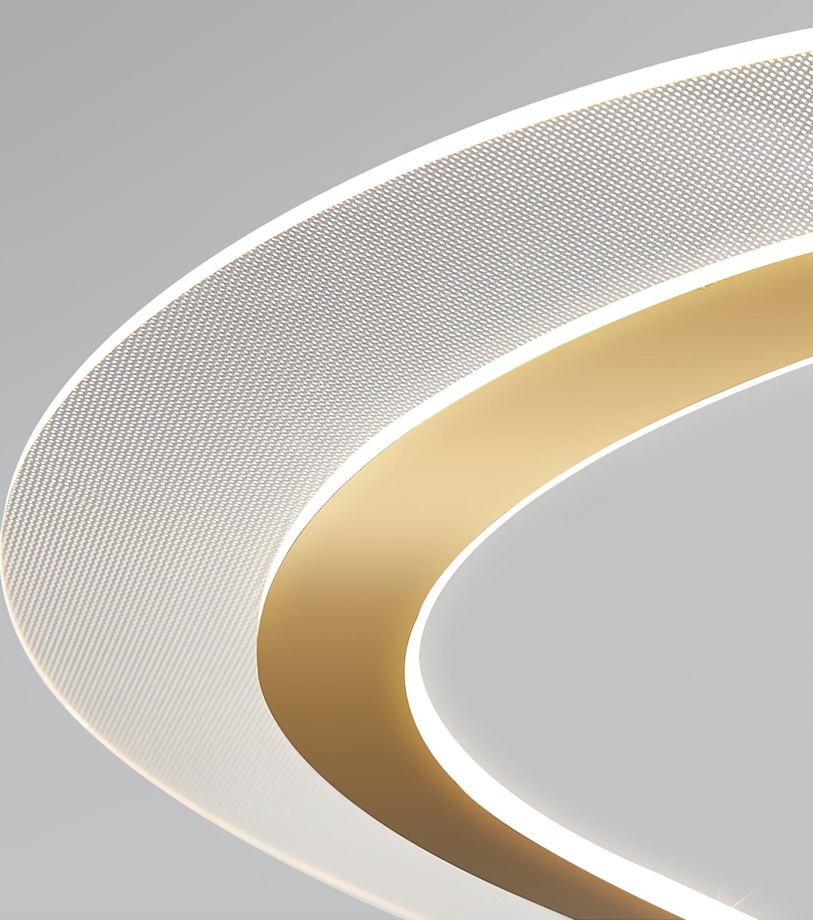 Lustra Chandelier LED Acrylic Gold Modern - Lamp Outdoor