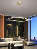 Lustra Chandelier LED Acrylic Gold Modern - Lamp Outdoor
