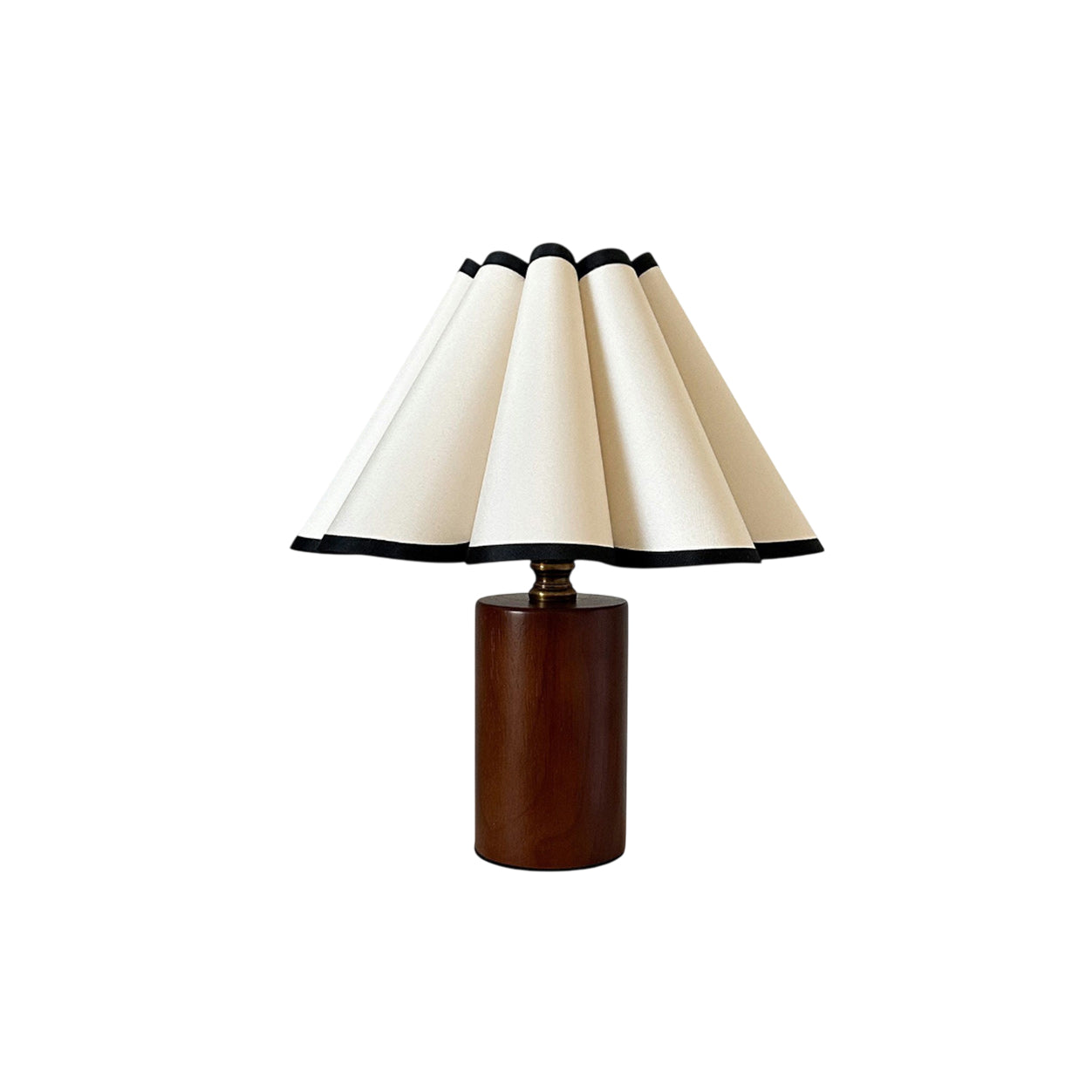 Martin Farmhouse Wood Fabric Table Lamp