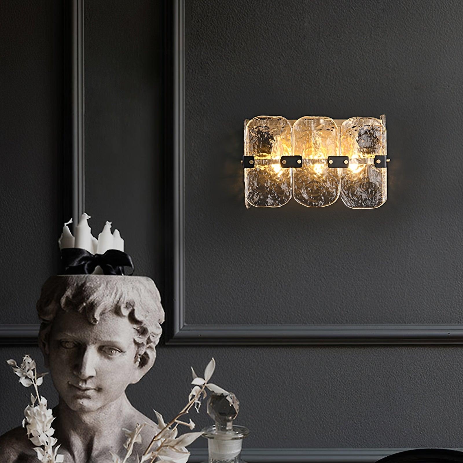 Massive Glass Wall Sconces - Lamp Outdoor