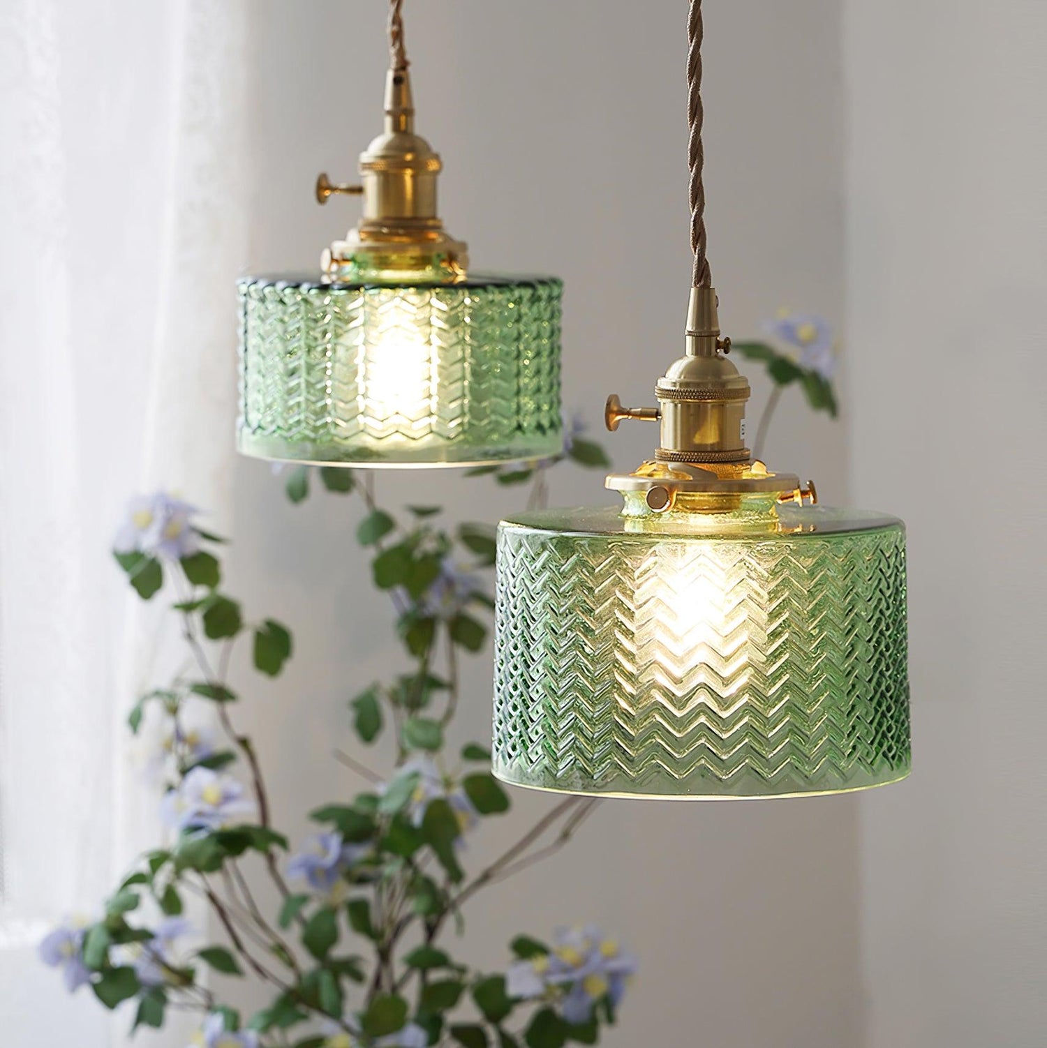 Matilda Vintage Glass Pendant Light