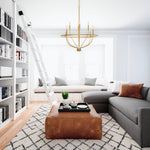 Cisoriel Classic Brass Chandelier - Lamp Outdoor