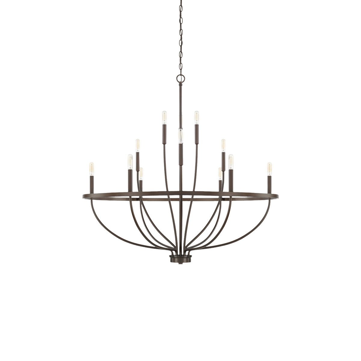 Cisoriel Classic Brass Chandelier - Lamp Outdoor
