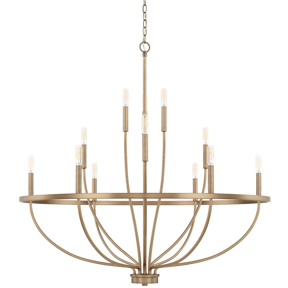 Cisoriel Classic Brass Chandelier - Lamp Outdoor