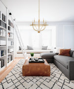 Cisoriel Classic Brass Chandelier - Lamp Outdoor