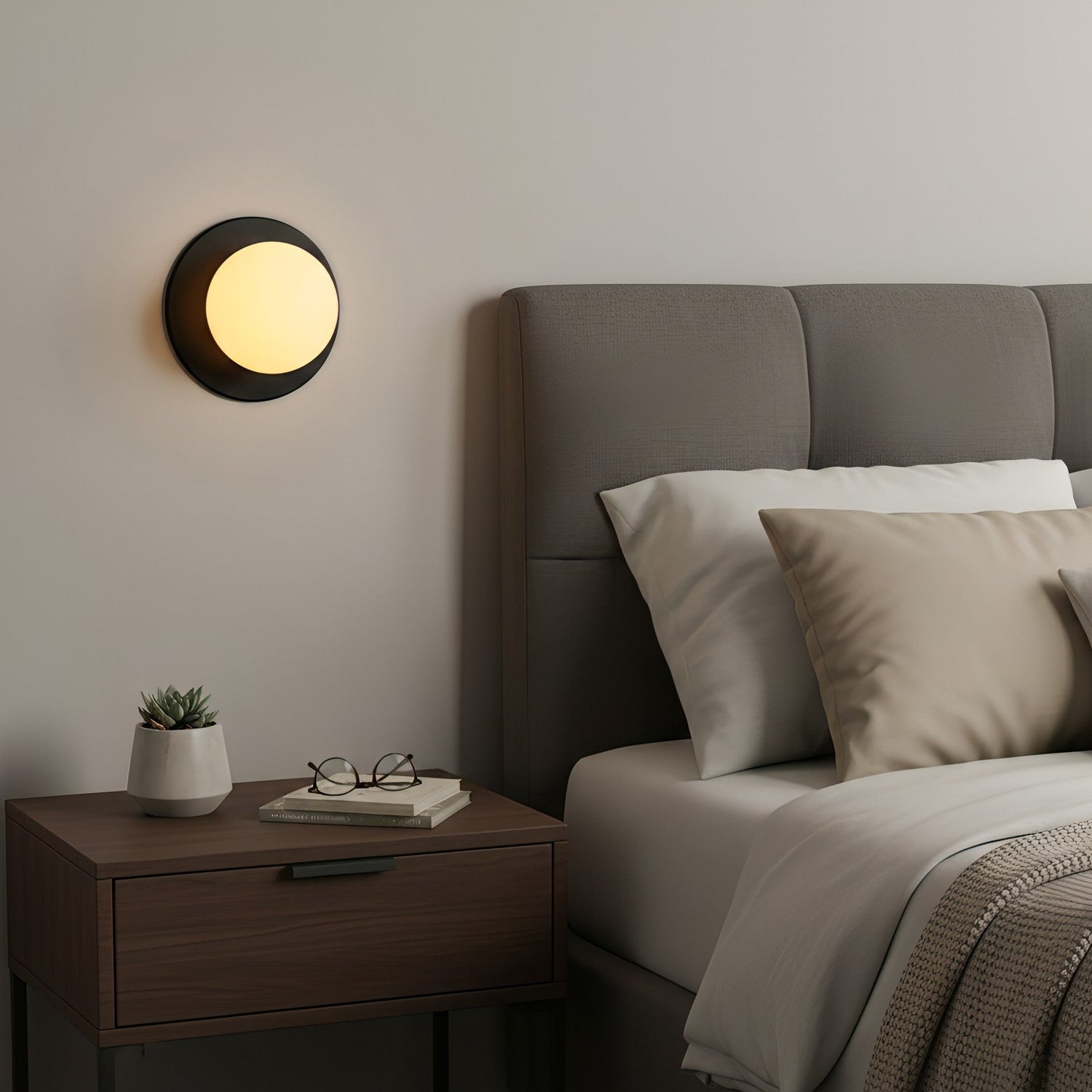 Mayer Modern Glass Wall Light