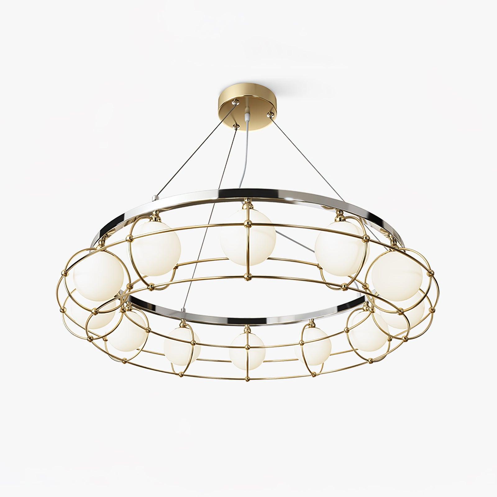Mia Modern Glass Chandelier - Lamp Outdoor