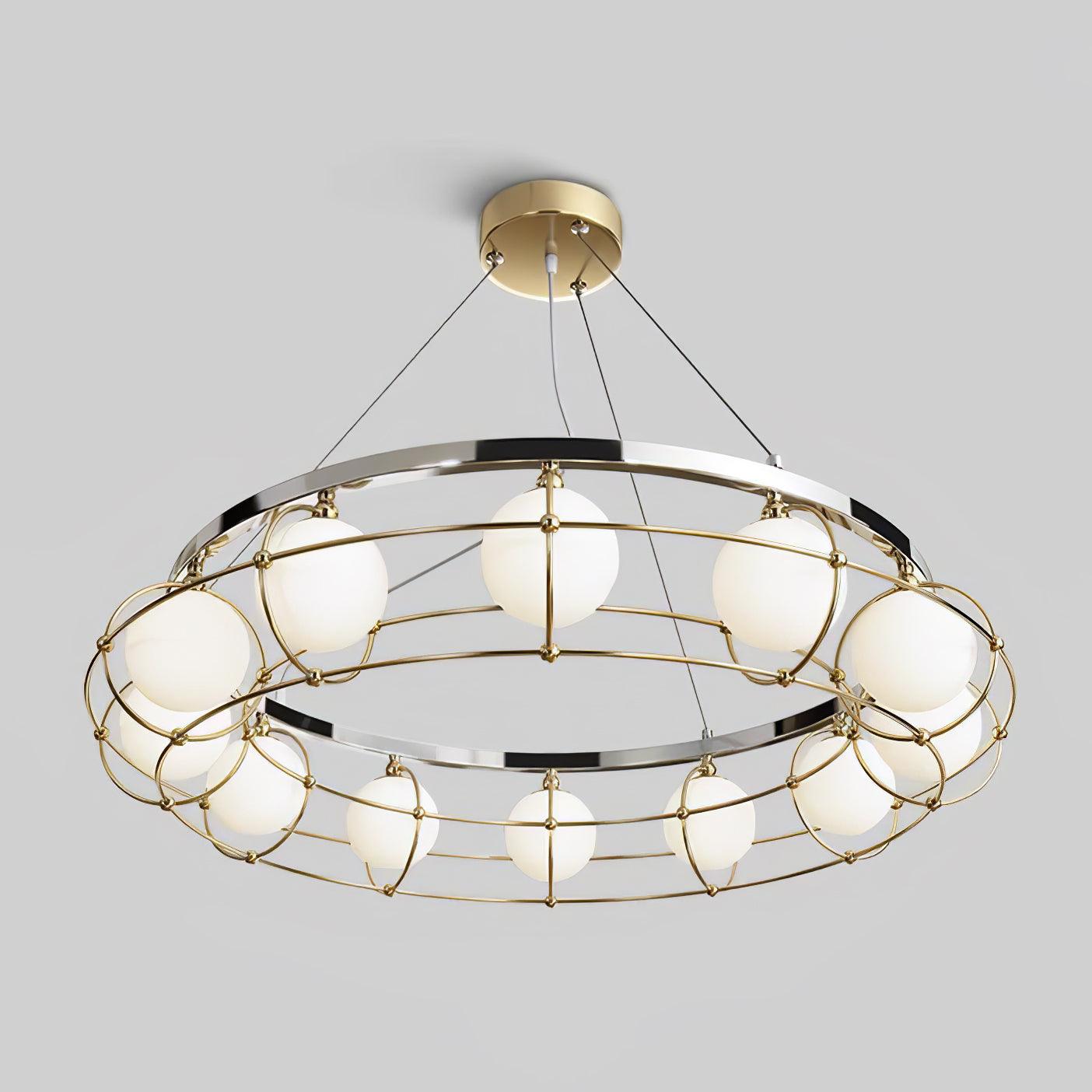 Mia Modern Glass Chandelier - Lamp Outdoor