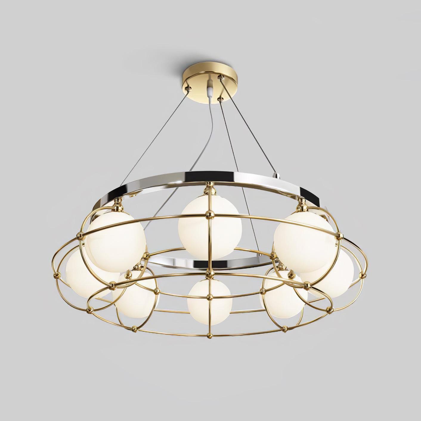 Mia Modern Glass Chandelier - Lamp Outdoor