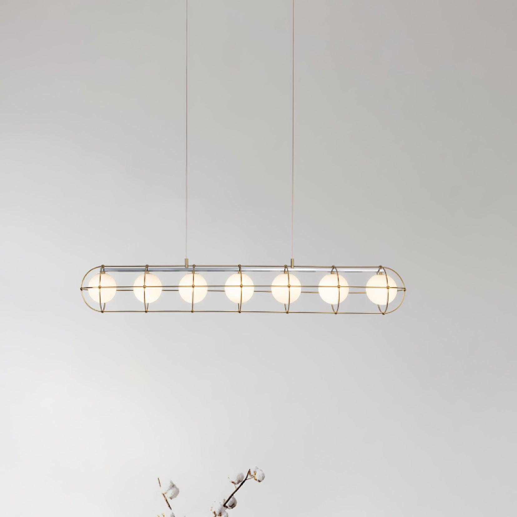 Mia Modern Glass Chandelier - Lamp Outdoor