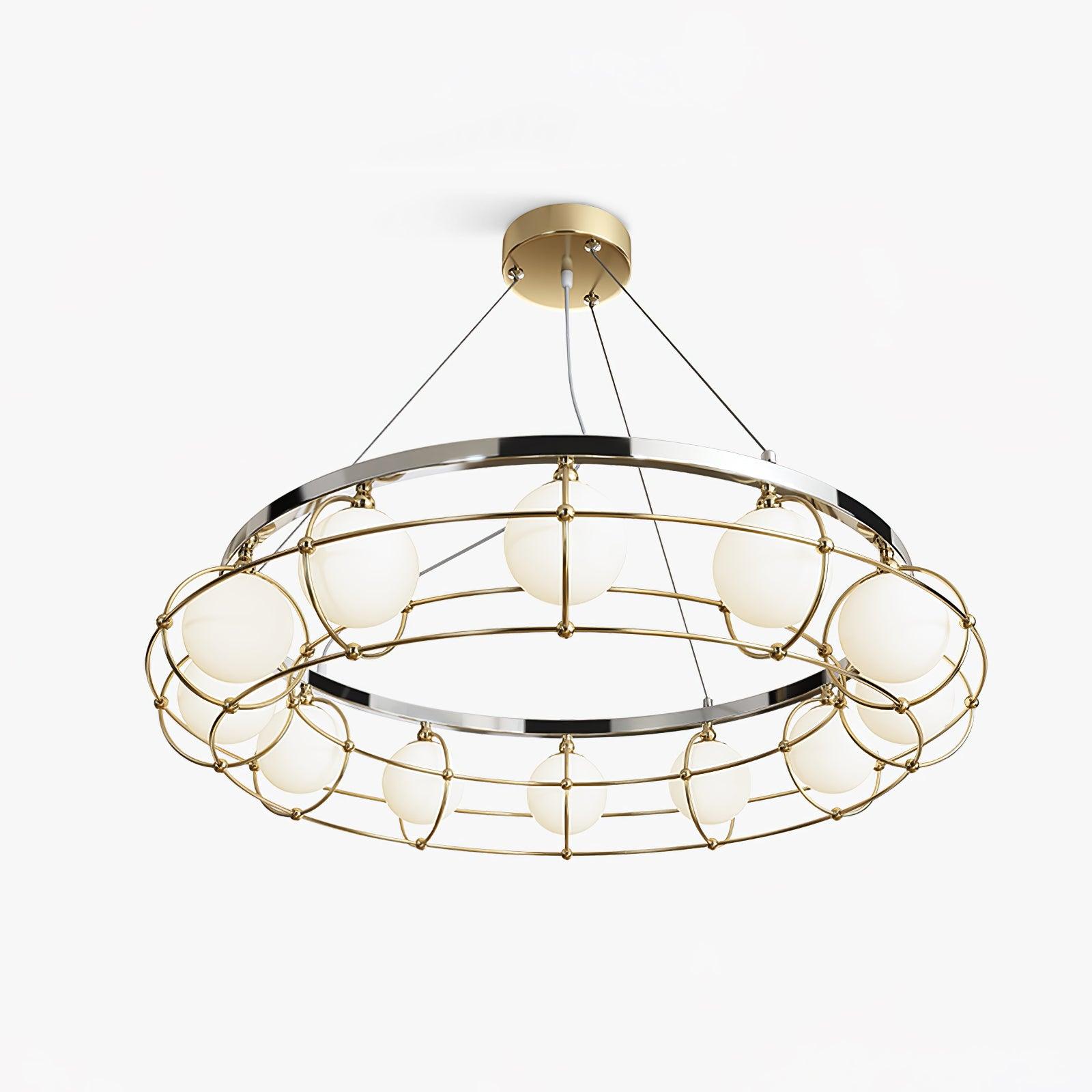 Mia Modern Glass Chandelier - Lamp Outdoor