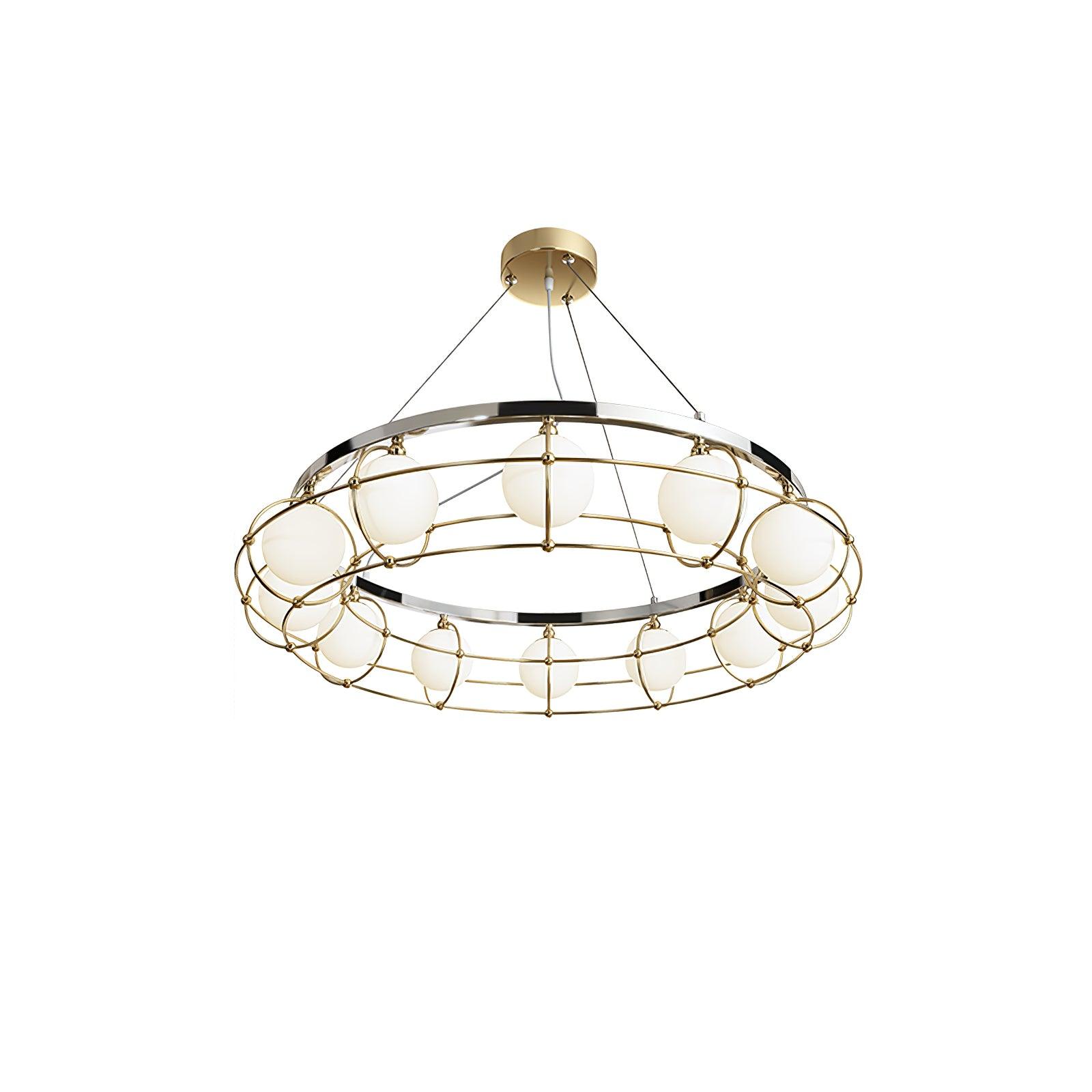 Mia Modern Glass Chandelier - Lamp Outdoor
