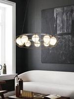 Mia Modern Glass Chandelier - Lamp Outdoor