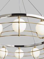 Mia Modern Glass Chandelier - Lamp Outdoor