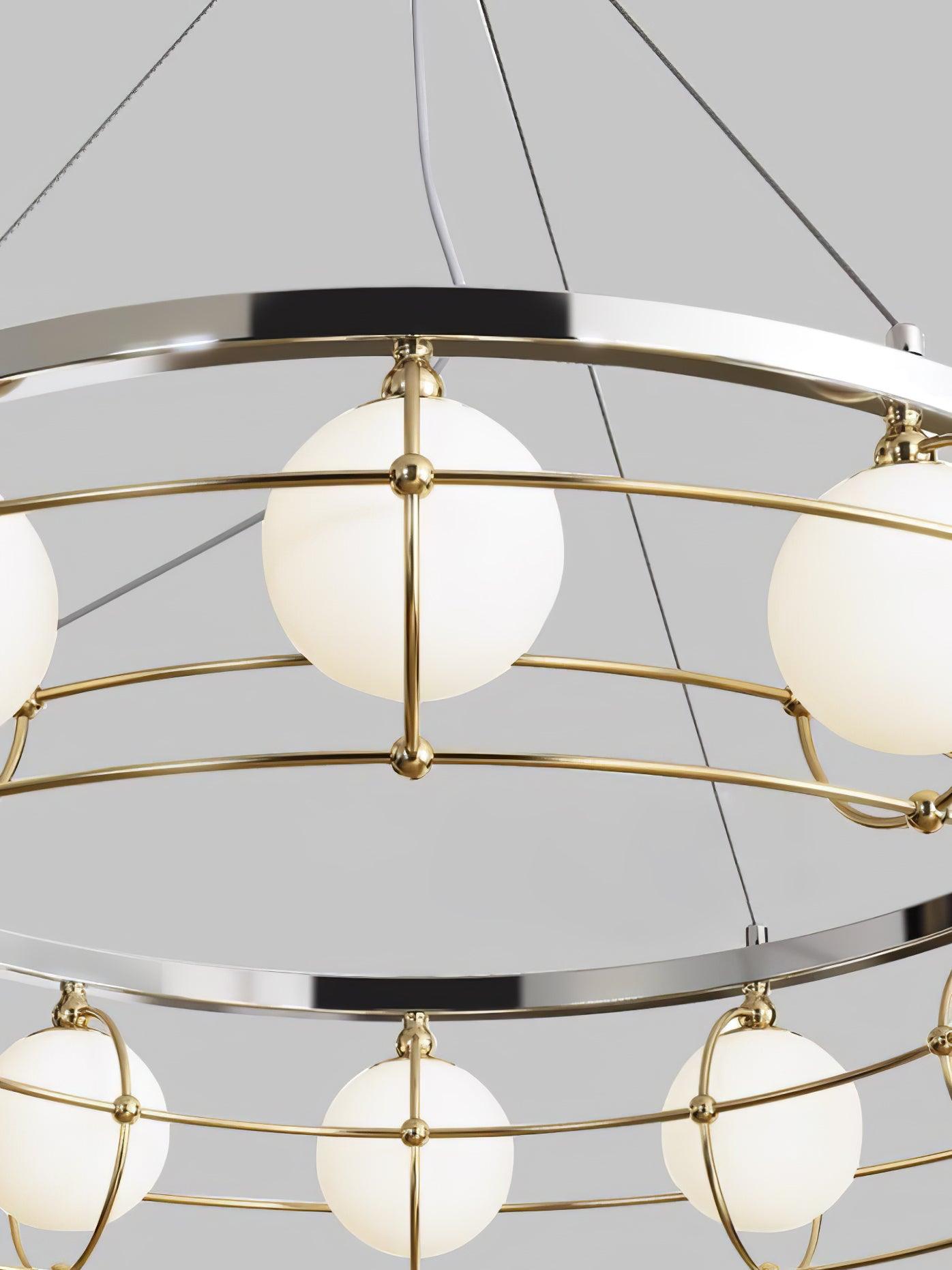 Mia Modern Glass Chandelier - Lamp Outdoor
