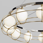 Mia Modern Glass Chandelier - Lamp Outdoor