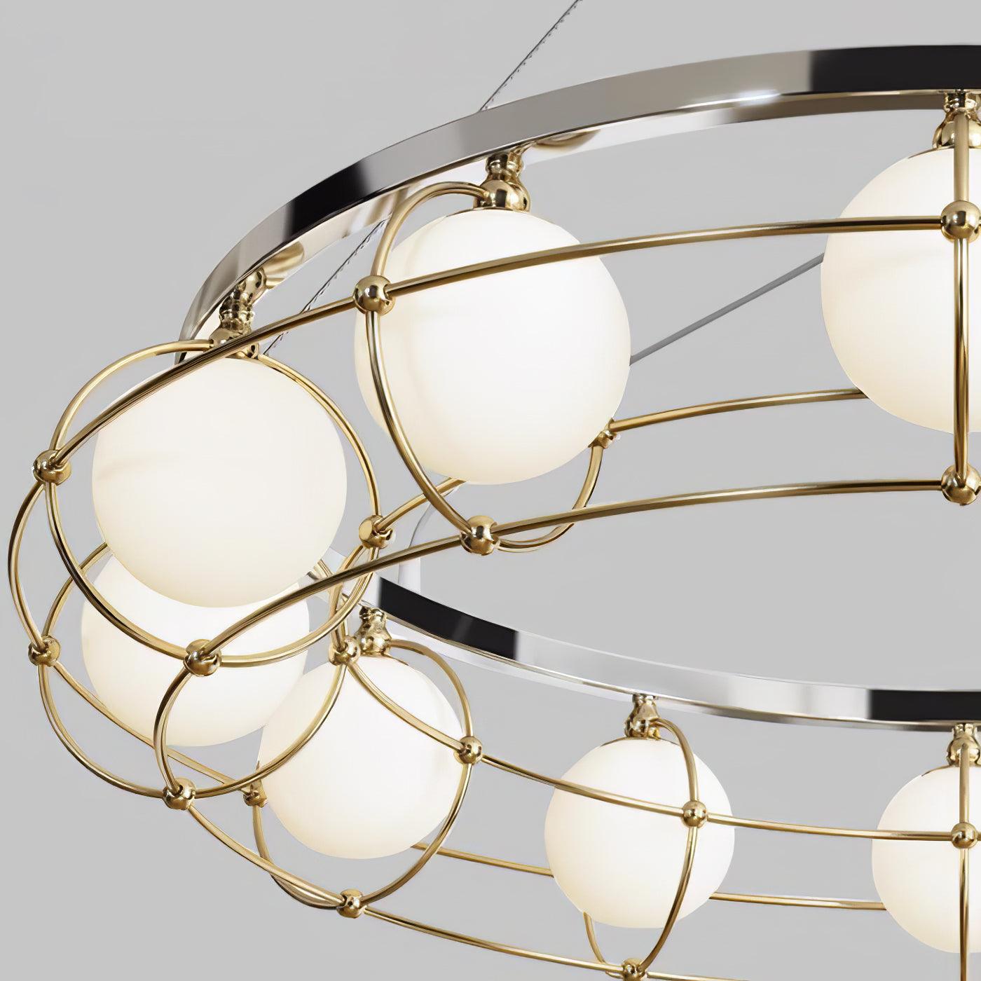 Mia Modern Glass Chandelier - Lamp Outdoor