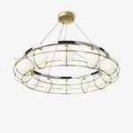 Mia Modern Glass Chandelier - Lamp Outdoor
