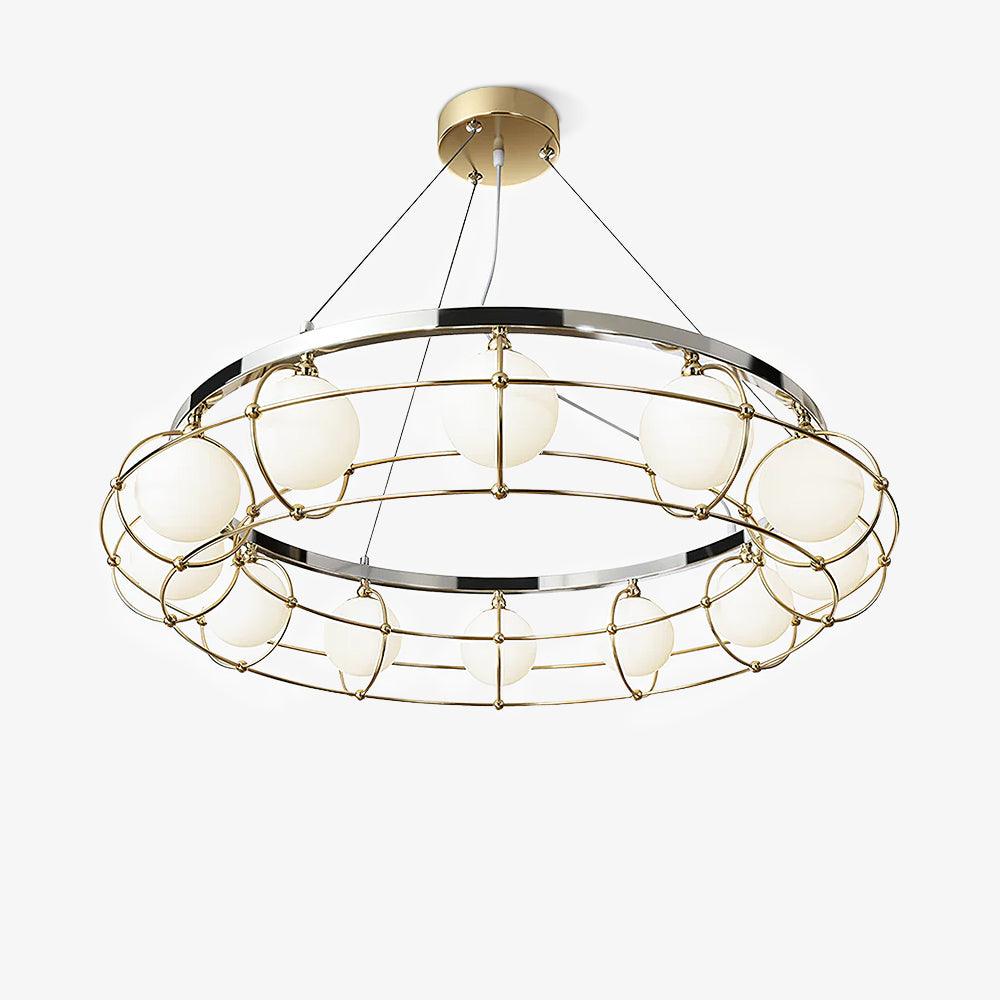 Mia Modern Glass Chandelier - Lamp Outdoor