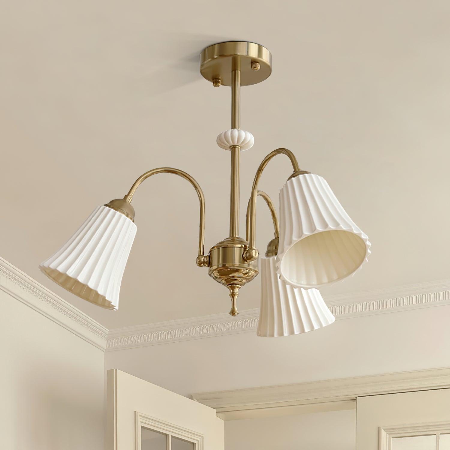 Silas Vintage Metal Chandelier - Lamp Outdoor