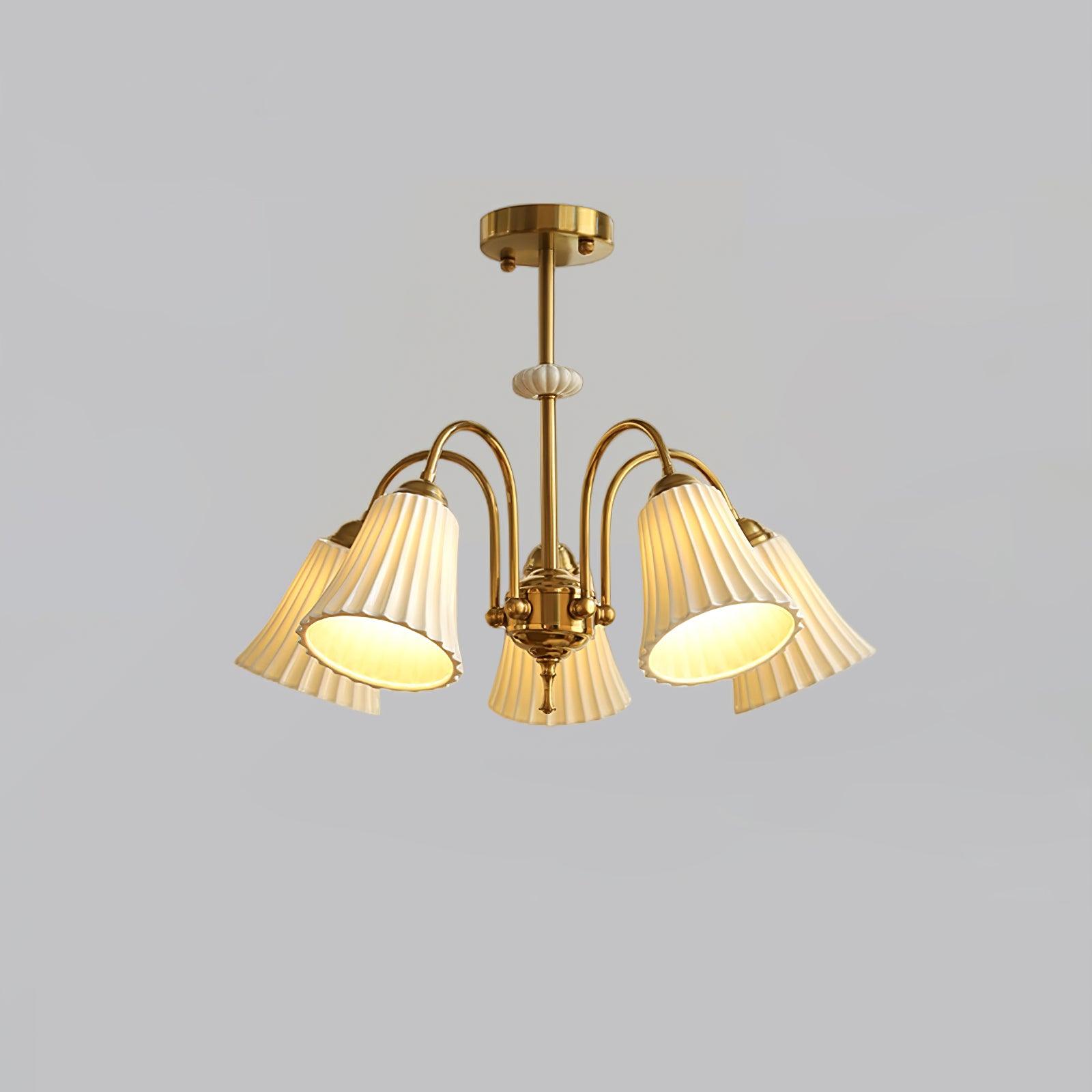 Silas Vintage Metal Chandelier - Lamp Outdoor
