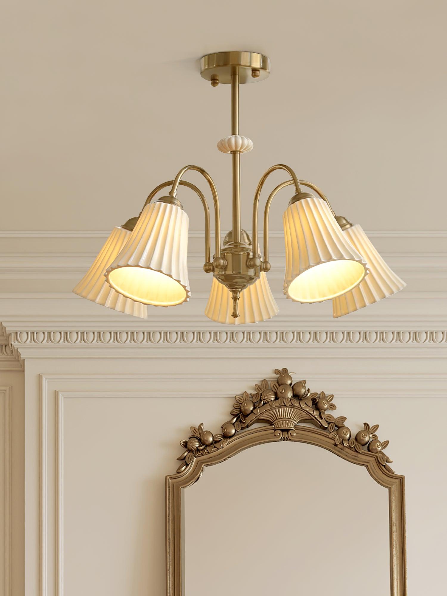 Silas Vintage Metal Chandelier - Lamp Outdoor