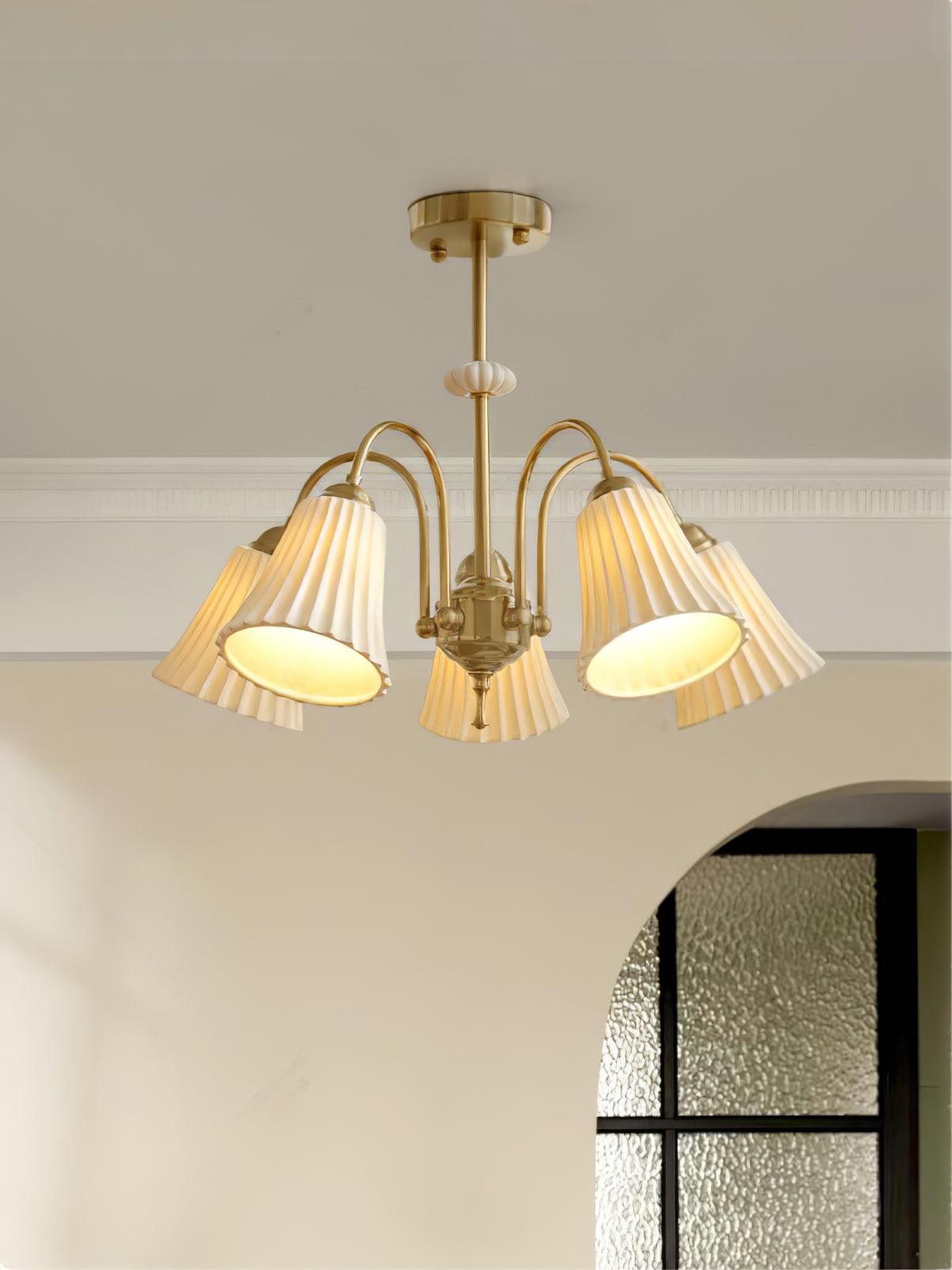 Silas Vintage Metal Chandelier - Lamp Outdoor