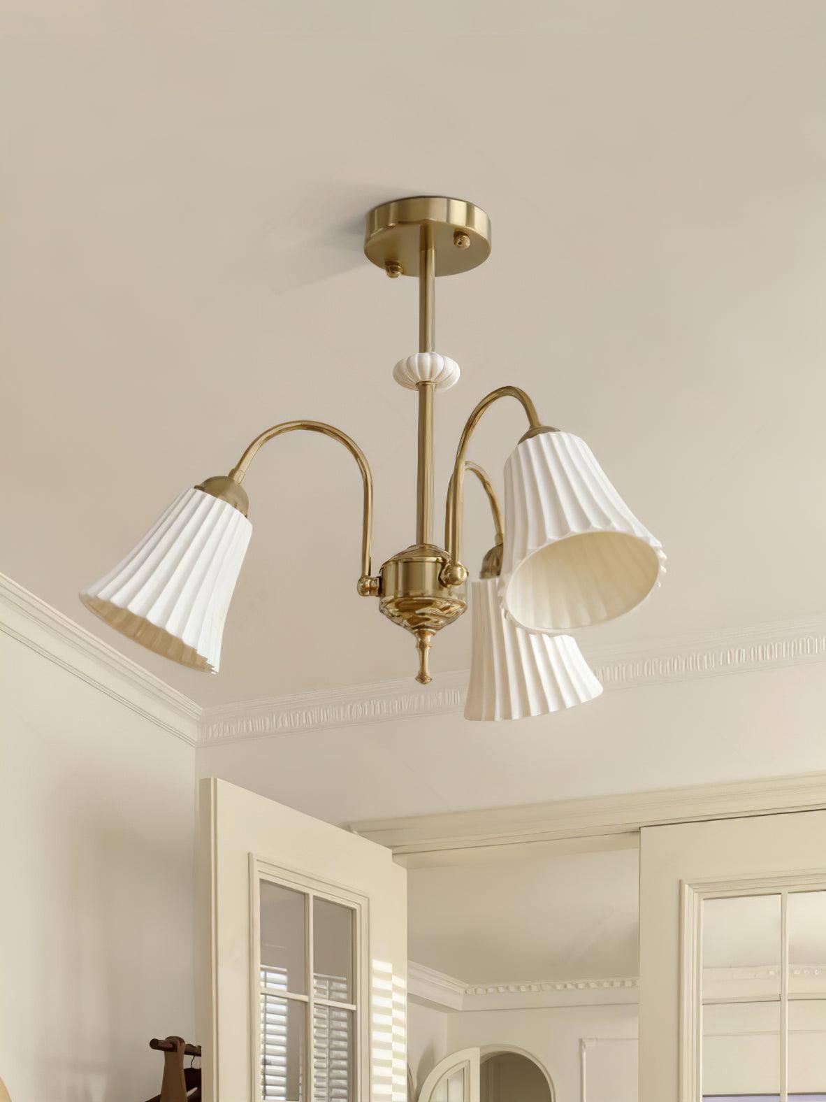 Silas Vintage Metal Chandelier - Lamp Outdoor