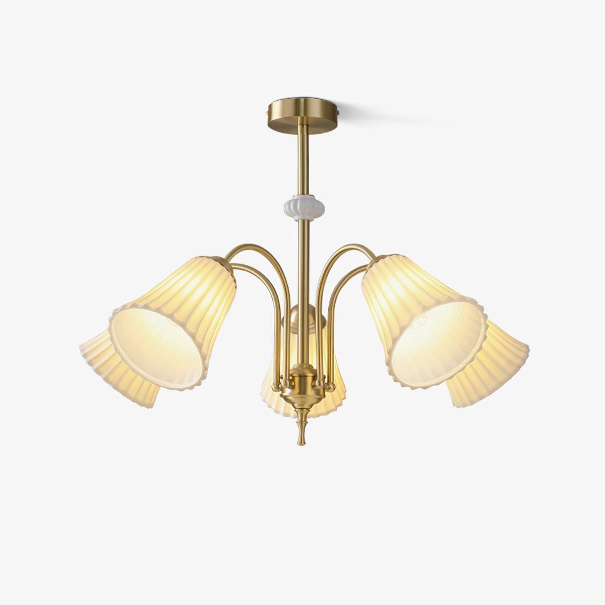 Silas Vintage Metal Chandelier - Lamp Outdoor