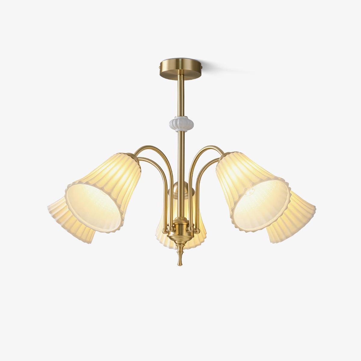 Silas Vintage Metal Chandelier - Lamp Outdoor