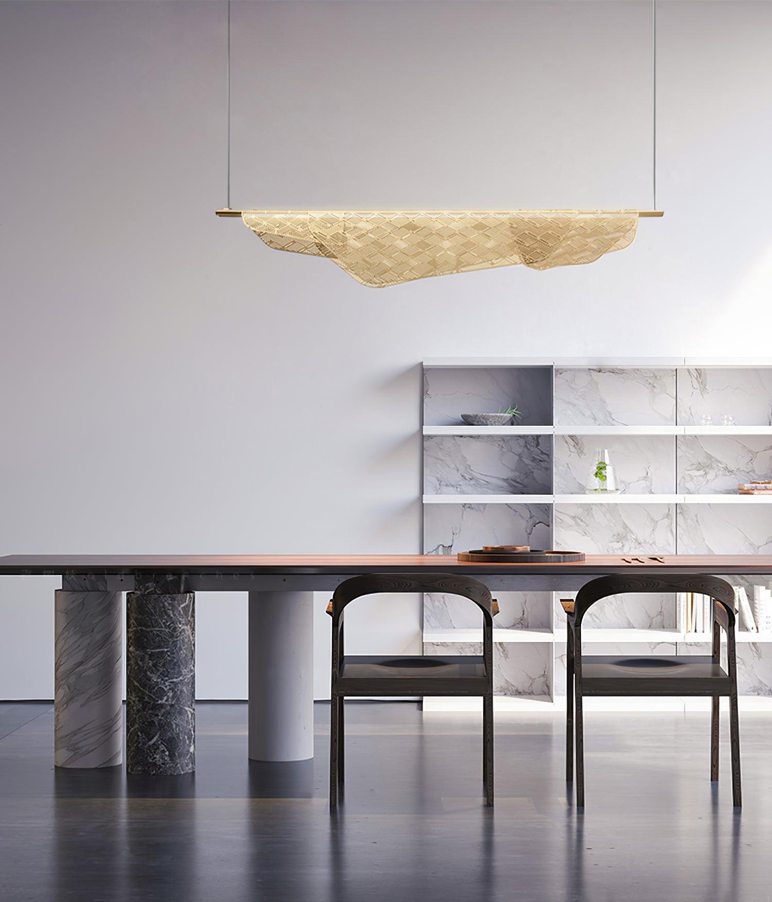 Aella Postmodern Luxury Art Metal Pendant Light - Lamp Outdoor