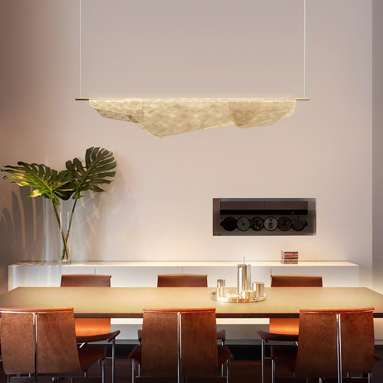 Aella Postmodern Luxury Art Metal Pendant Light - Lamp Outdoor