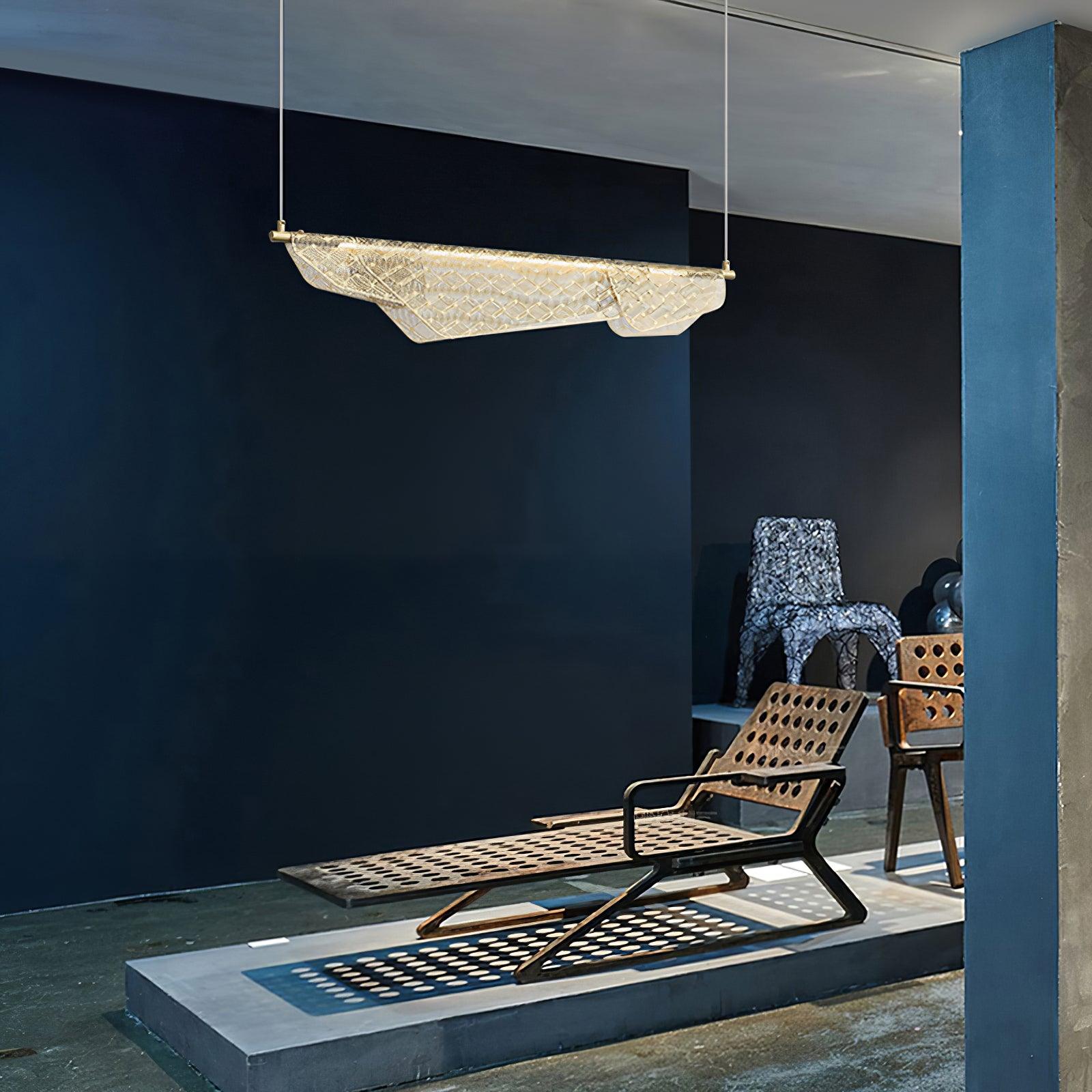 Aella Postmodern Luxury Art Metal Pendant Light - Lamp Outdoor