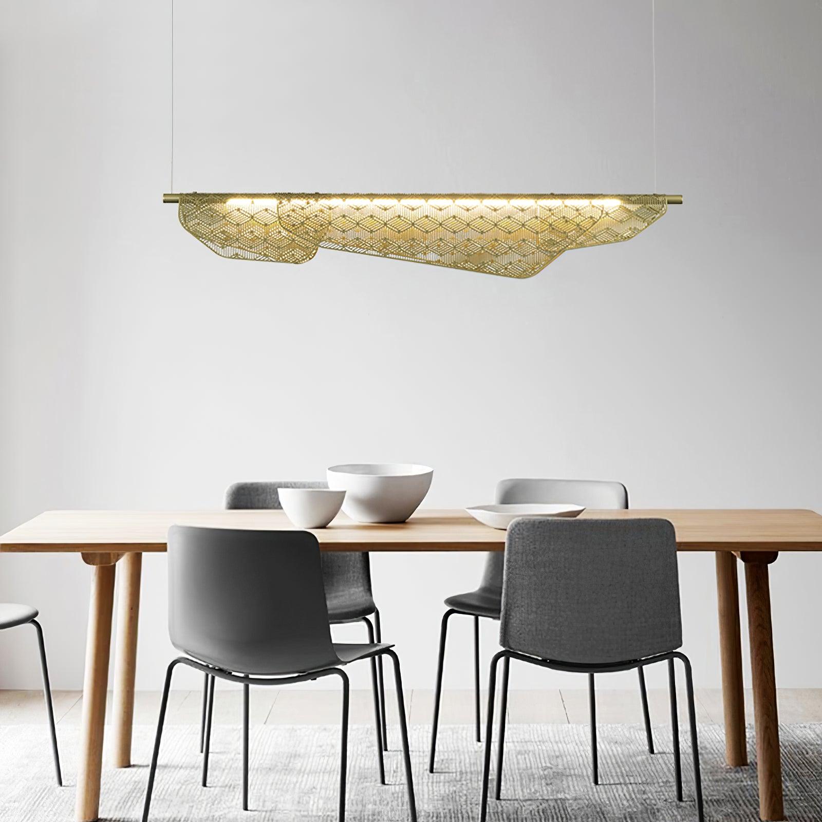 Aella Postmodern Luxury Art Metal Pendant Light - Lamp Outdoor
