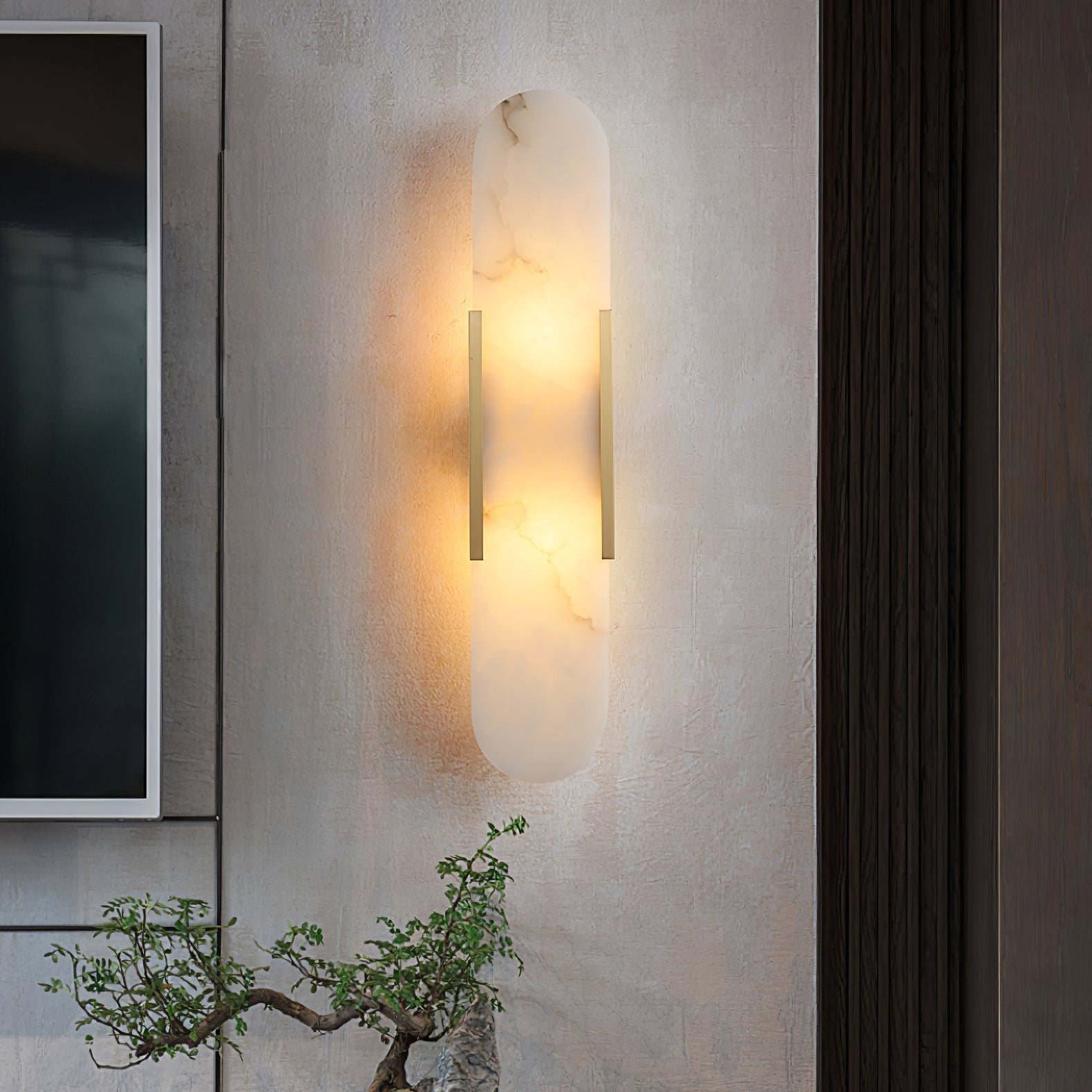 Veo Luxury Alabaster Wall Lamp - Lamp Outdoor