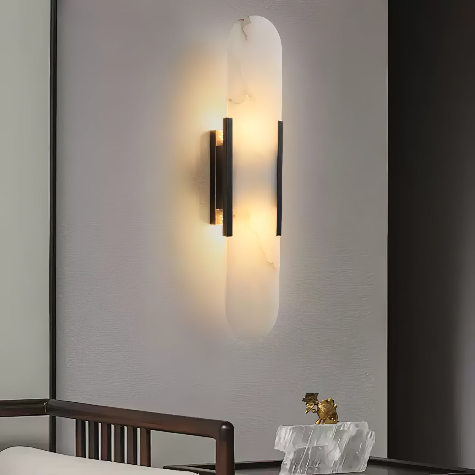 Veo Luxury Alabaster Wall Lamp - Lamp Outdoor