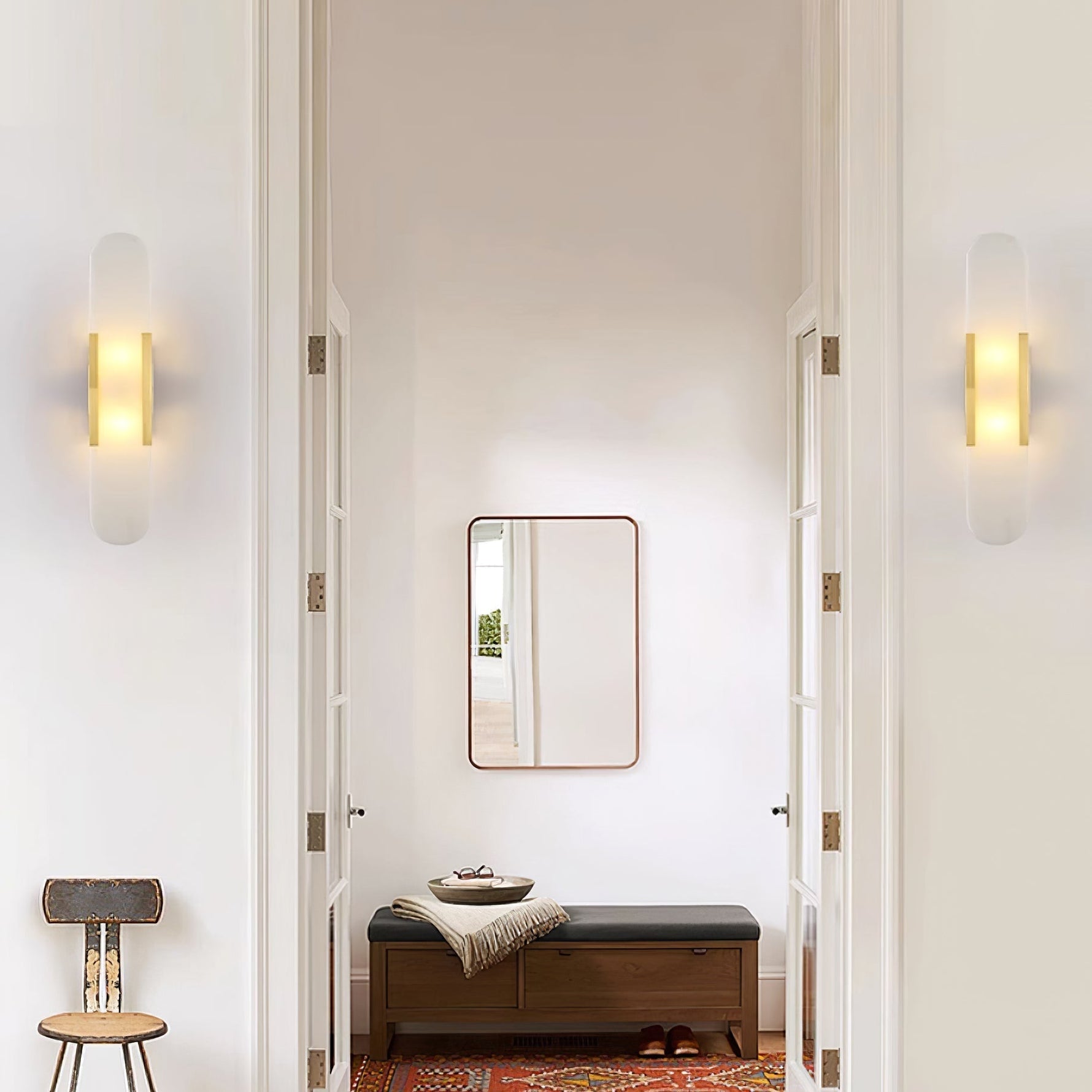 Veo Luxury Alabaster Wall Lamp - Lamp Outdoor