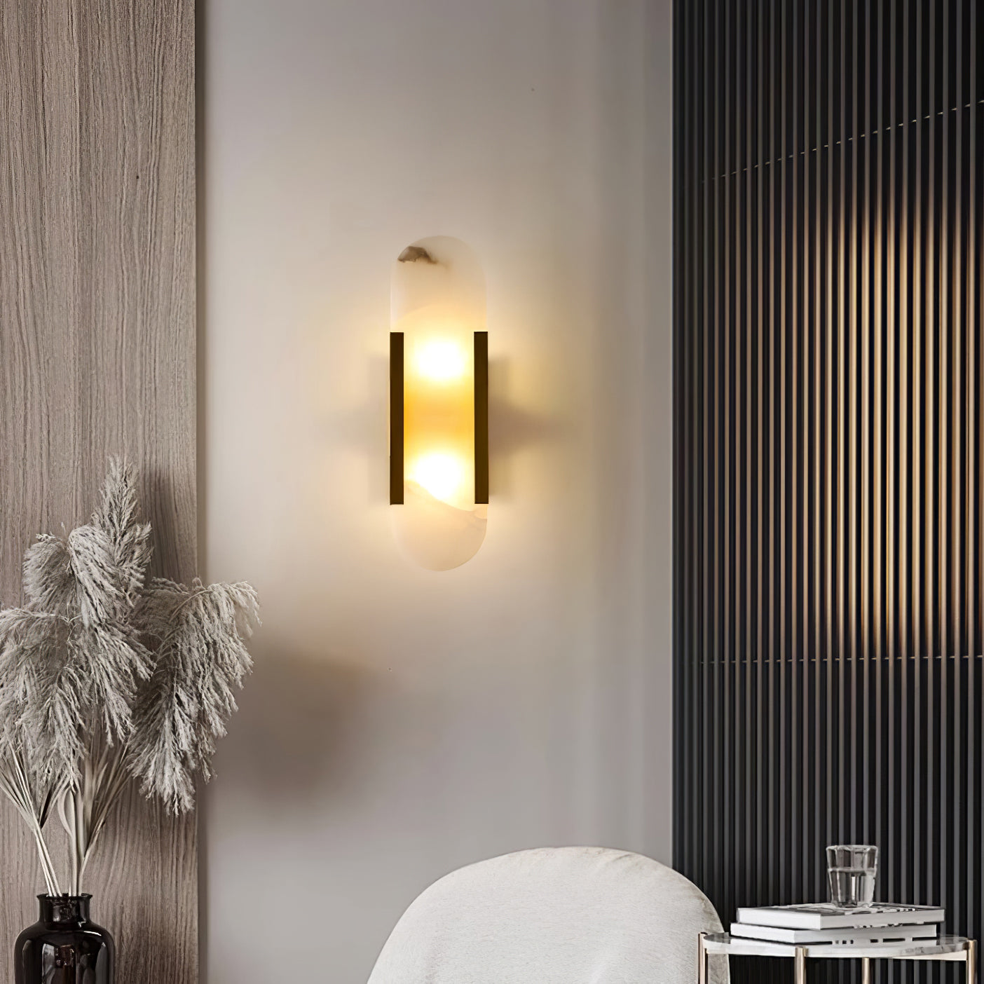 Veo Luxury Alabaster Wall Lamp - Lamp Outdoor