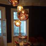 Solara Pendant Lamp Blown Glass Irregular Cluster Sculptural - Letslighting