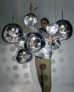 Solara Pendant Lamp Blown Glass Irregular Cluster Sculptural - Letslighting